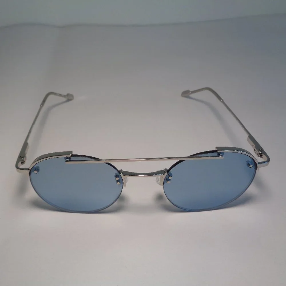 Calvin Klein CK20133S Shiny Silver New Men's Sunglasses